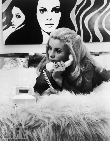 Catherine Deneuve，拍摄于1968年