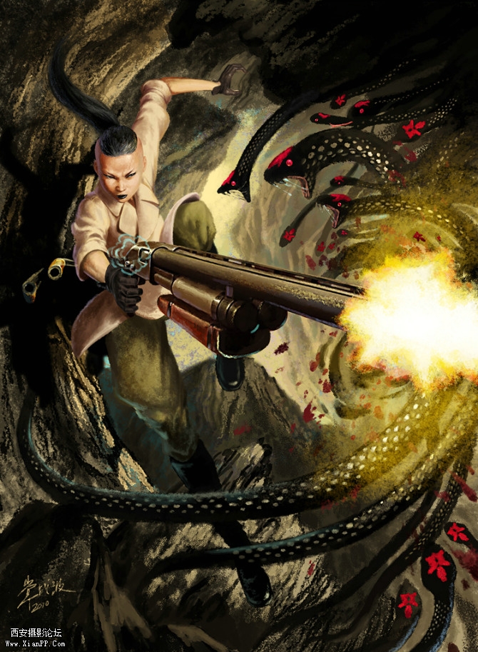 Shirley，原创造型。