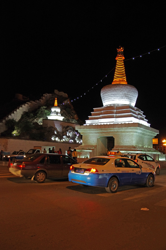 西藏行------布大拉宫夜