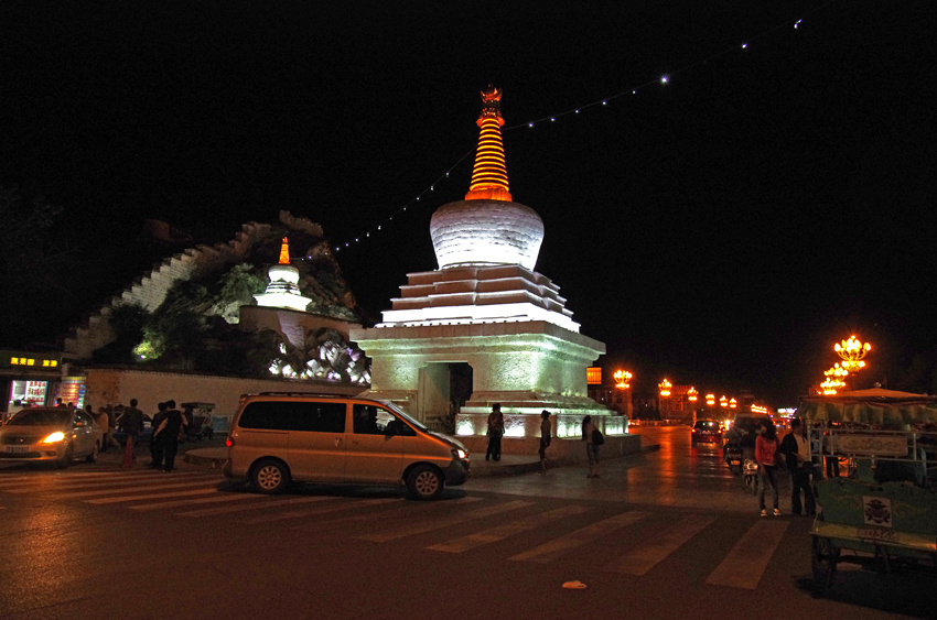 西藏行------布大拉宫夜