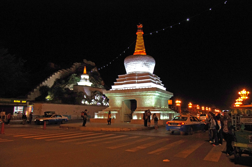 西藏行------布大拉宫夜