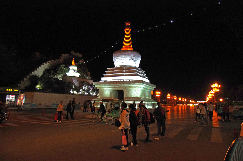 西藏行------布大拉宫夜