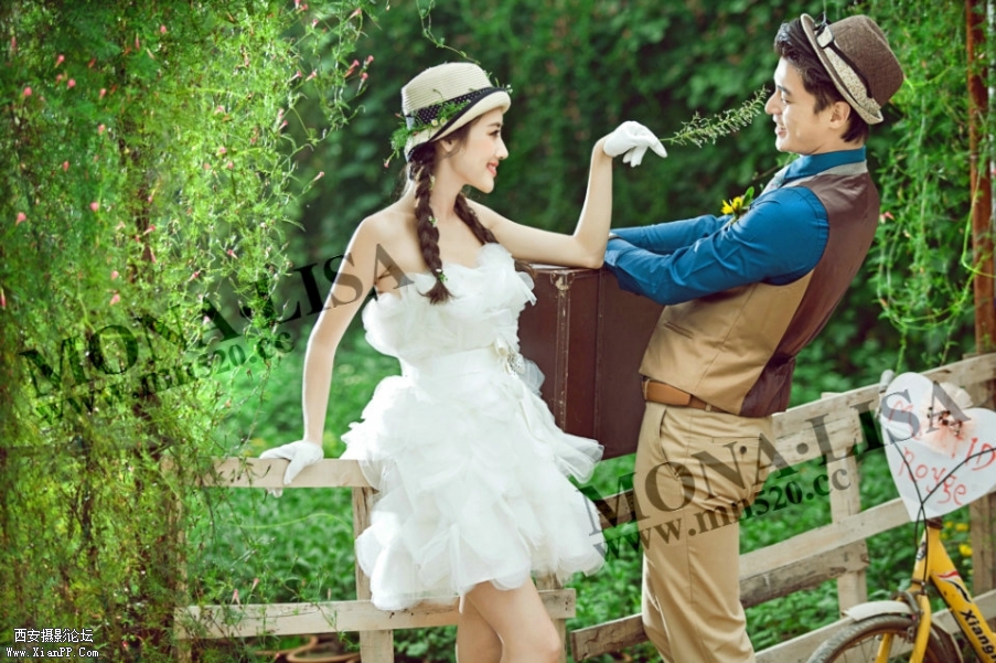 西安婚纱摄影蒙娜丽莎婚纱照