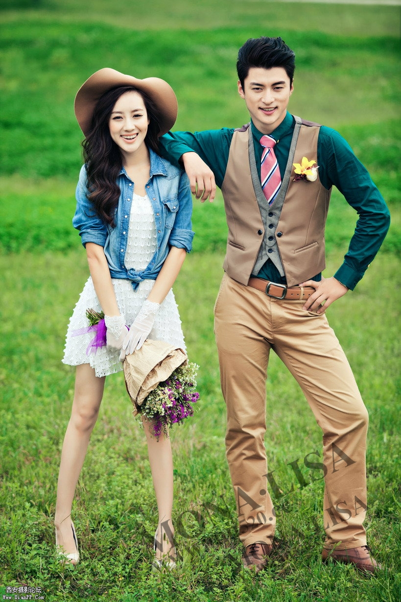 西安婚纱摄影蒙娜丽莎婚纱照