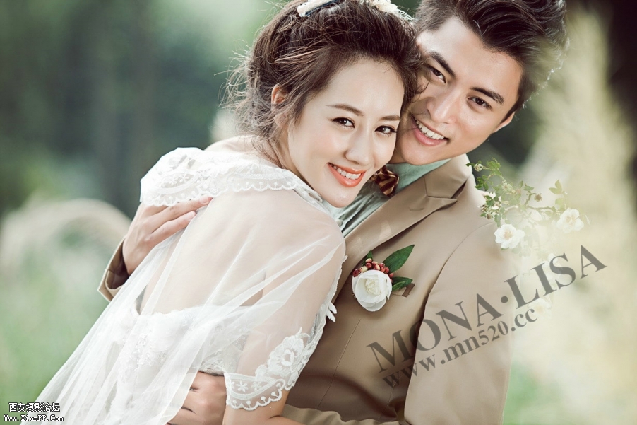 西安蒙娜丽莎婚纱摄影婚纱照