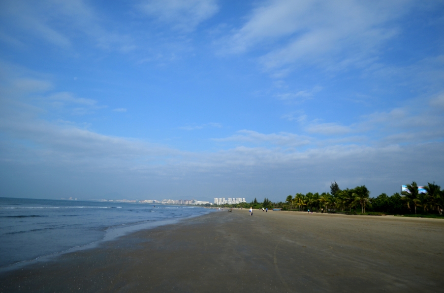 海，天，沙滩