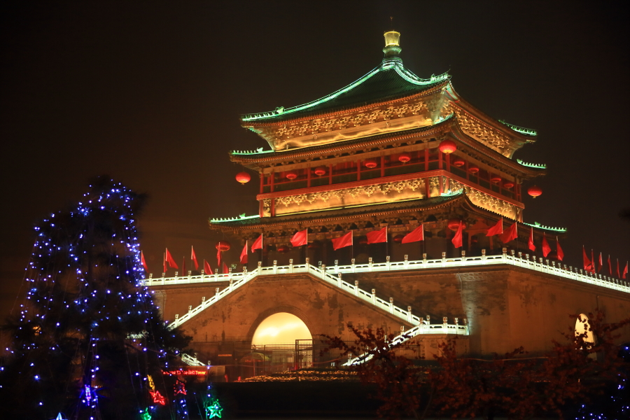 钟楼夜景