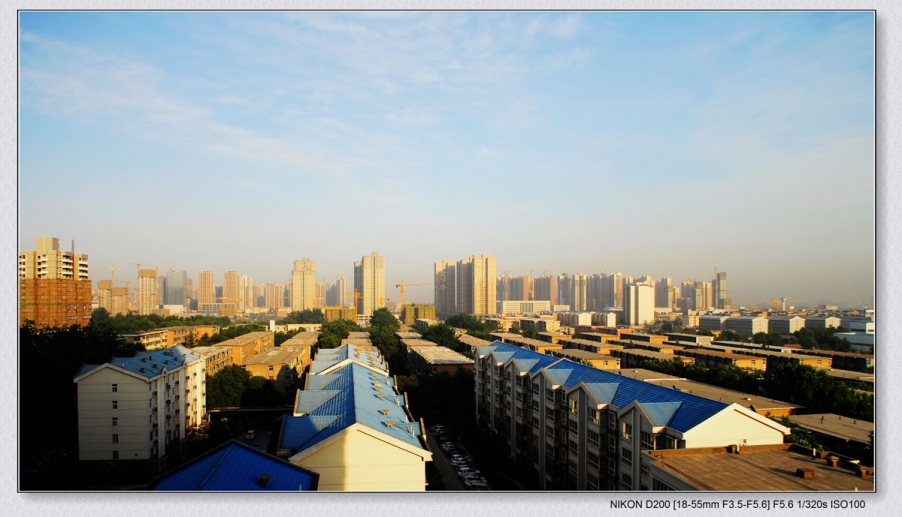 2012年6月15日早上8点多 西安最美天气