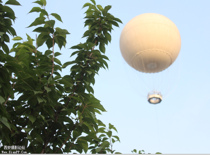 西安的天空也很蓝