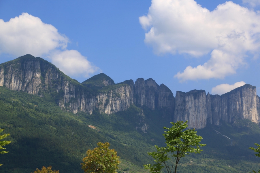 恩施大峡谷远观