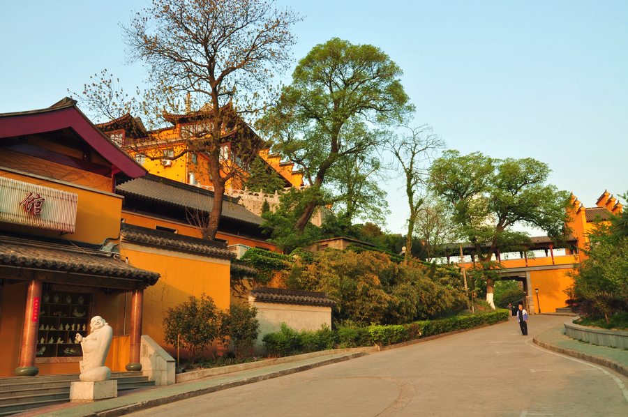 清晨的寺院