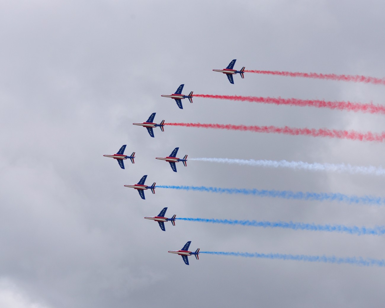 @Paris 航展法国飞行表演队