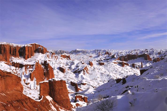 大峡谷雪韵