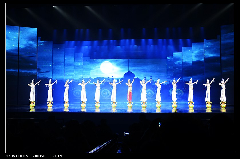 缓歌慢舞凝丝竹，尽日君王看不足