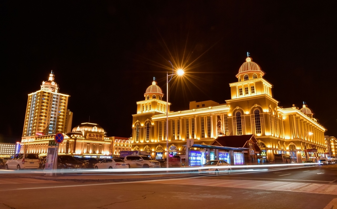 满州里夜景