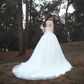 森林系婚纱