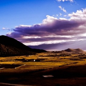 香格里拉沿途拍片