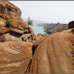 老陕丹霞地貌风光