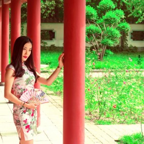 小雁塔拍的一组旗袍