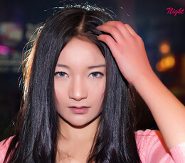 夜景人像街拍~！