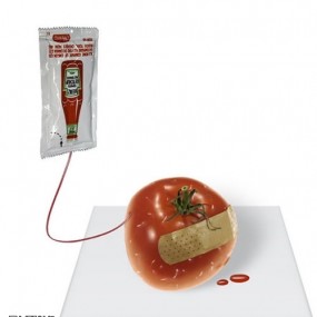 幽默的食品摄影