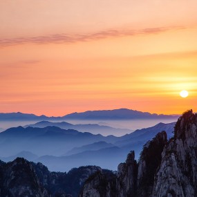 狮子峰日出