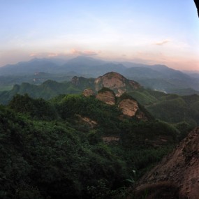 丹霞地貌湖南莨山