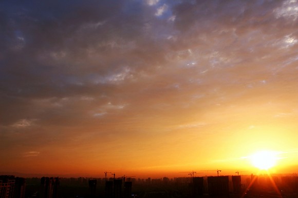 城市@夕阳如血