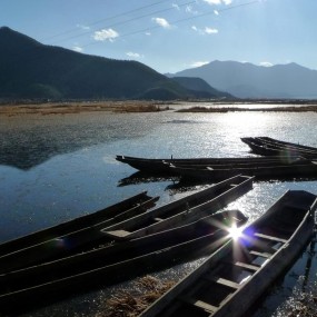 泸沽湖草海一角！