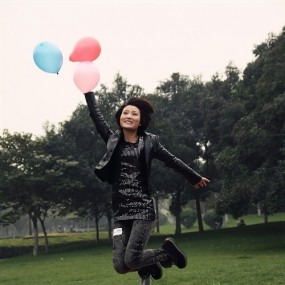 我只照了一张 飞人的