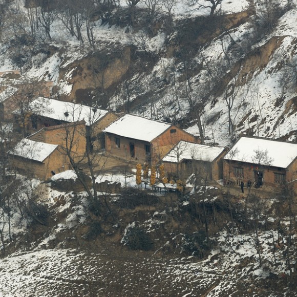 秦岭山中的农家