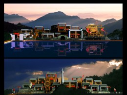 中国戏剧谷《渔人码头》气氛图