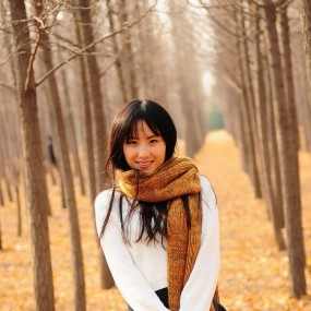 银杏林人像
