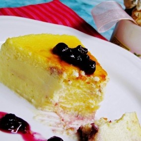 简单却美味——蓝莓纽约芝士蛋糕