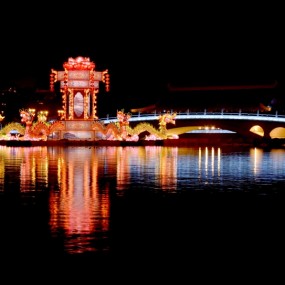 夜拍大唐芙蓉园