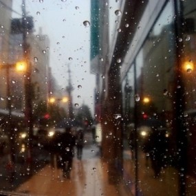 下雨天....