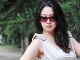 兴庆公园拍的美女