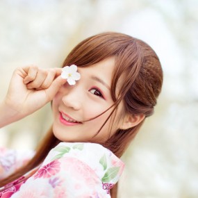 樱花少女（粉红色）