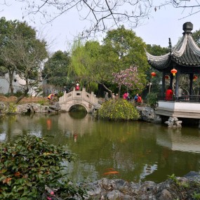 苏州木渎古镇严家花园