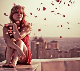 爱意浓浓的唯美人像