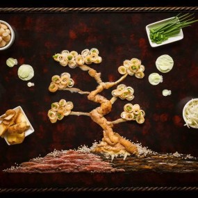 看完都饿了！让人惊讶的餐桌食物绘画