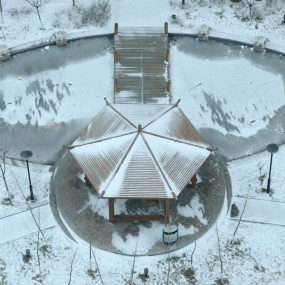 拍雪景时白平衡应用对比图