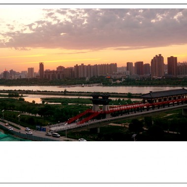 《随 拍》廊桥黄昏时