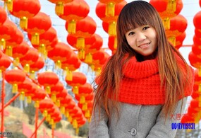 《红红火火过大年     美女乔乔》