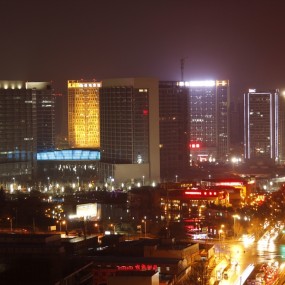 西安夜景两张