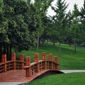 灰色的大唐芙蓉园