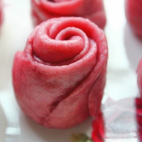 紫薯玫瑰、双色馒头