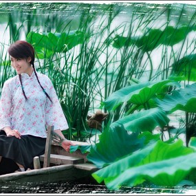 人像【荷塘美色】