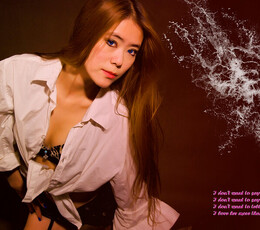 粉红色的色性感