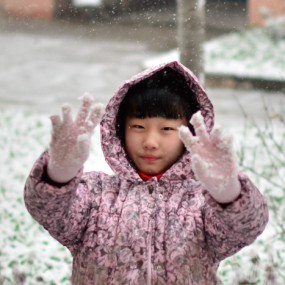 雪中人